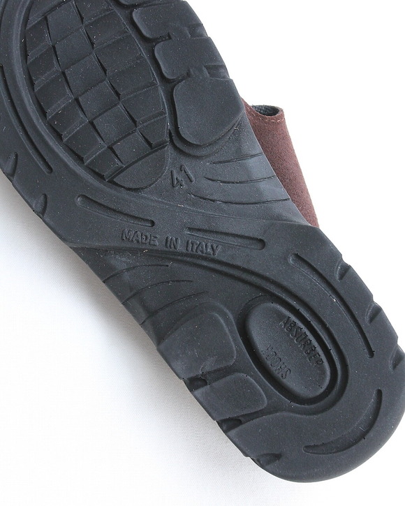GOLDEN FIT ”Slide SUEDE BROWN” 260514 (8)