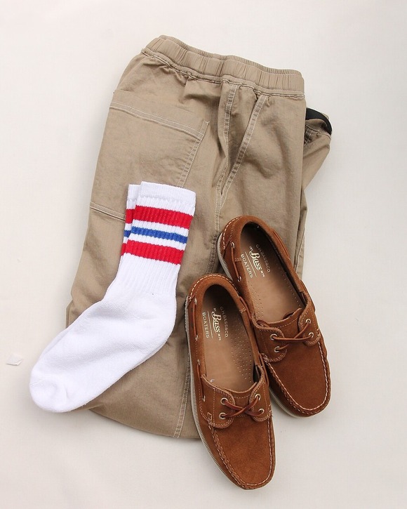 STRIPE Socks ”RED＆BLUE” (3)