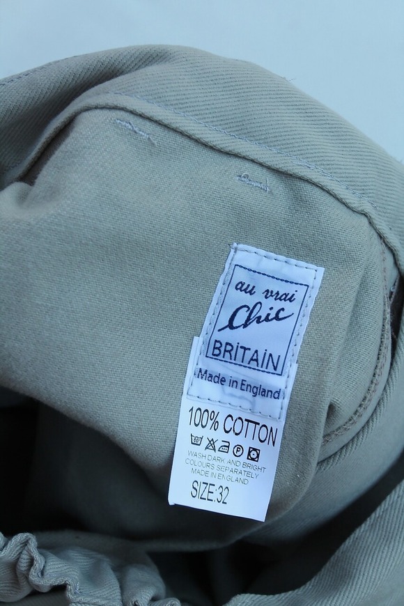 Au Chick Vrai BRITAIN ”2423 Jeans Keat TWILL STONE” (7)
