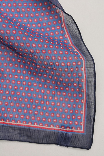 VINCENZO MIOZZA ”CL Scarf 4PT BLUE”240405 (2)