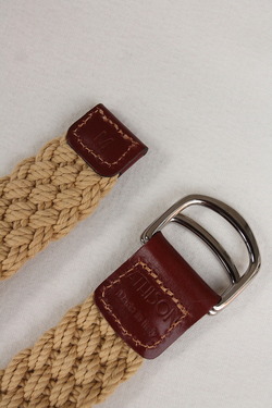 ATHISON Cotton Ring Belt BEIGE (2)
