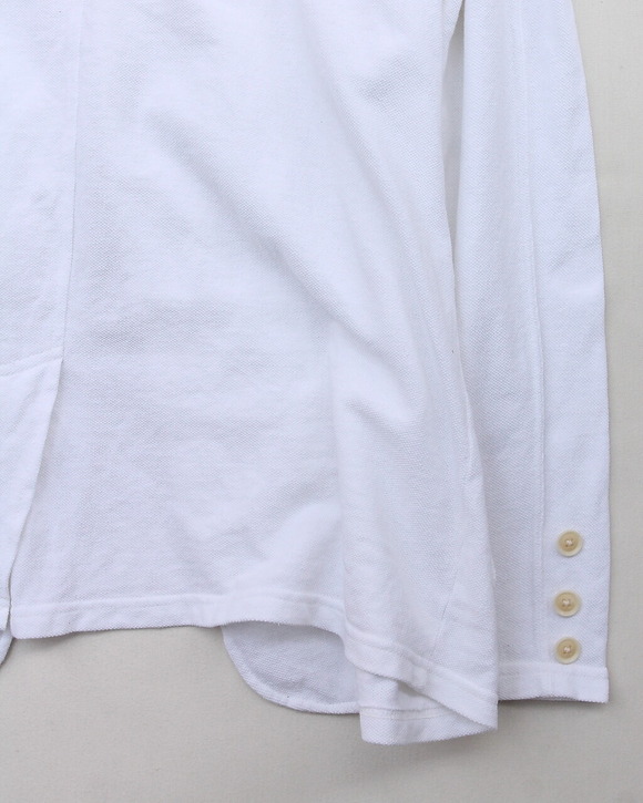Goodon ”Cotton Pique 3B Jacket WHITE”250528 (6)