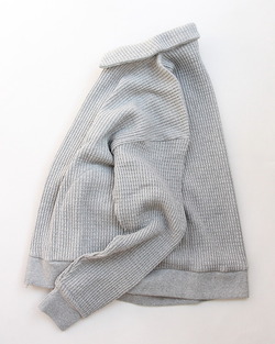 GYMMASTER ”12 Oz HV Waffle Cardigan GRAY”251001 (4)