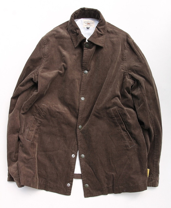 Sunlight Believer ”Corduroy Coach Jacket OLIVE”231019