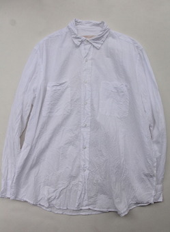 Vasy Lettlement Reglar Collar Oversized Shirt