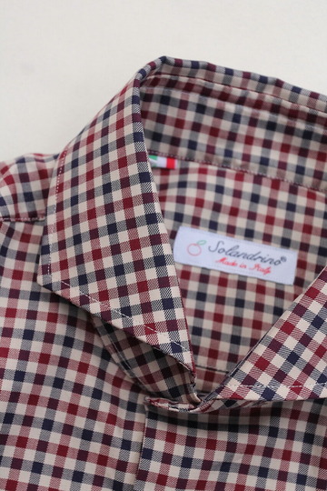 Solandrino ”Check Cutaway WINE NAVY” (3)