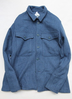 NOUN 0511 Wool Jacket BLUE GREY