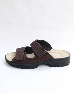 GOLDEN FIT ”Slide SUEDE BROWN” 260514 (4)