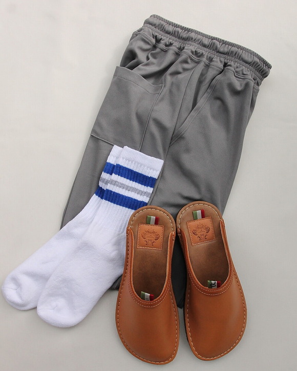 STRIPE Socks ”BLUE&GRAY” (3)