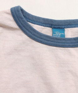 Goodon Retro SS Ringer Tee SMOKEY BLUE (2)