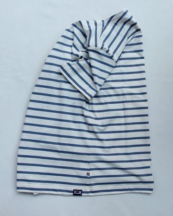 BRETON STRIPE ”A60 Unisex T Shirt JEANS NATURAL” (4)