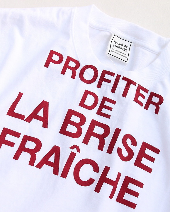 Le Ciel de Harriss ”Printed Tee PDLF WHITE”250325 (2)