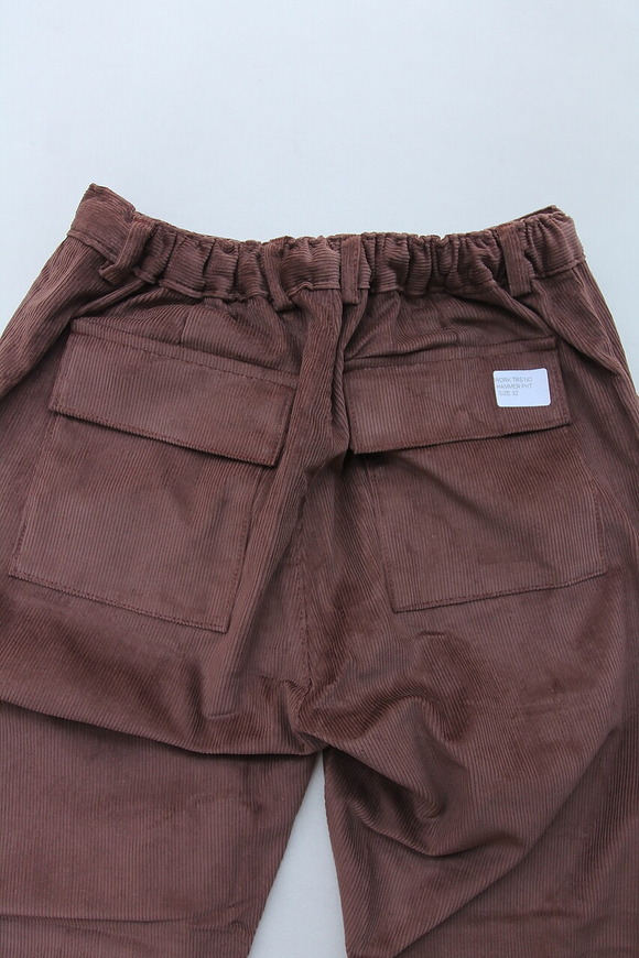 Au Vrai Chic BRITAIN ”Corduroy Work Toursers L BROWN” 2308093
