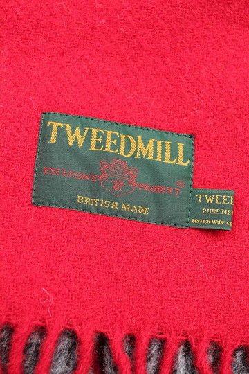 Tweed Mill Knee Rug RED & SLATE (2)