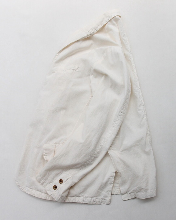 Vasy Lettlement ”Side Vents Tailored Jacket NATURAL”250620 (4)