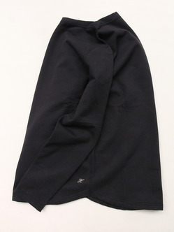 Harriss Cotton Bind Boat Neck SW Shirt NAVY (4)