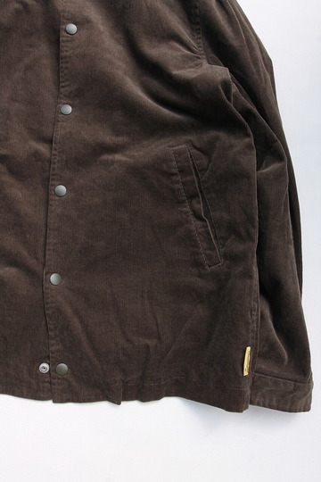 Sunlight Believer ”Corduroy Coach Jacket OLIVE”231019 (3)
