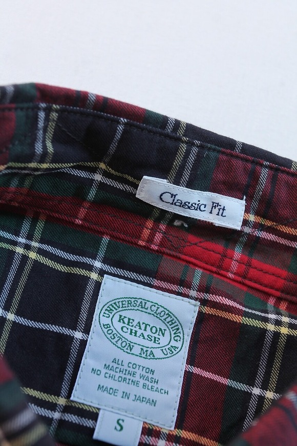 Keaton Chase USA ”Classic Fit PO BD Twill Check RGY”6