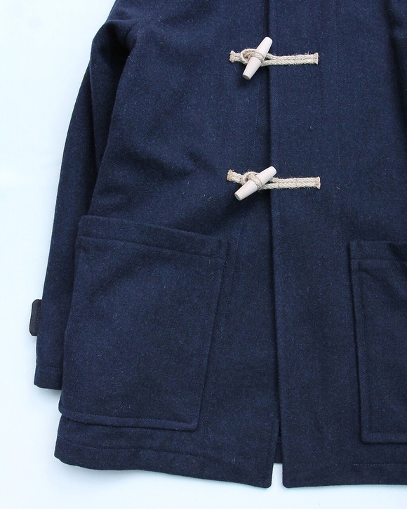 LONDON TRADITION ”CM Raglan Shawl Collar Coat NAVY”251030 (3)