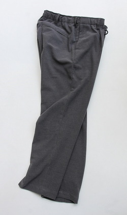 ARBRE ”Stretch Serge 1 Tuck Easy Pants GRAY201017 (2)