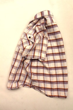 NOUN ”Wok Shirt BEIGE Check” (4)