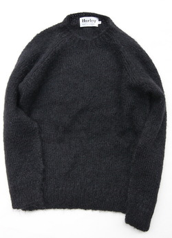 Harley Mohair Crew Neck BLACK