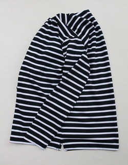 modas Fisherman Crew Border NAVY X WHITE (4)