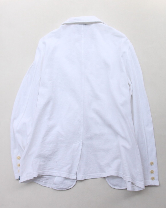 Goodon ”Cotton Pique 3B Jacket WHITE”250528 (7)