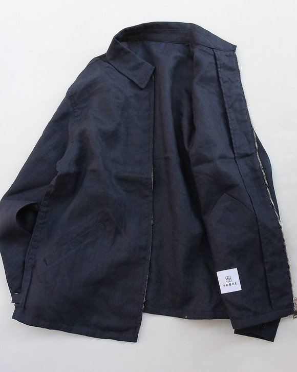 Arbre ”Linen Drizzler Jacket NAVY”250404 (6)