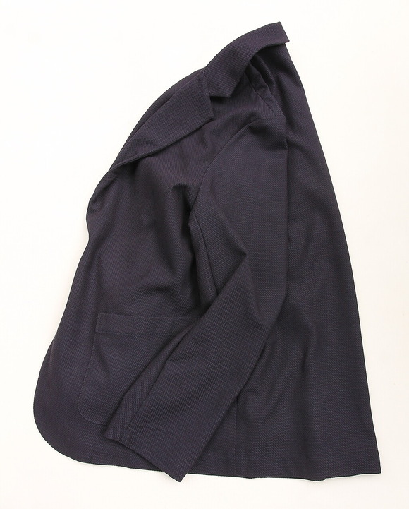 Arbre ”St Honeycomb Regular Fit Easy Jacket NAVY”240910 (4)