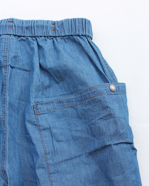GYMMASTER ”LW Denim Gardening Shorts” 260502 (6)