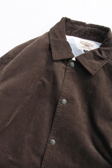 Sunlight Believer ”Corduroy Coach Jacket OLIVE”231019 (2)