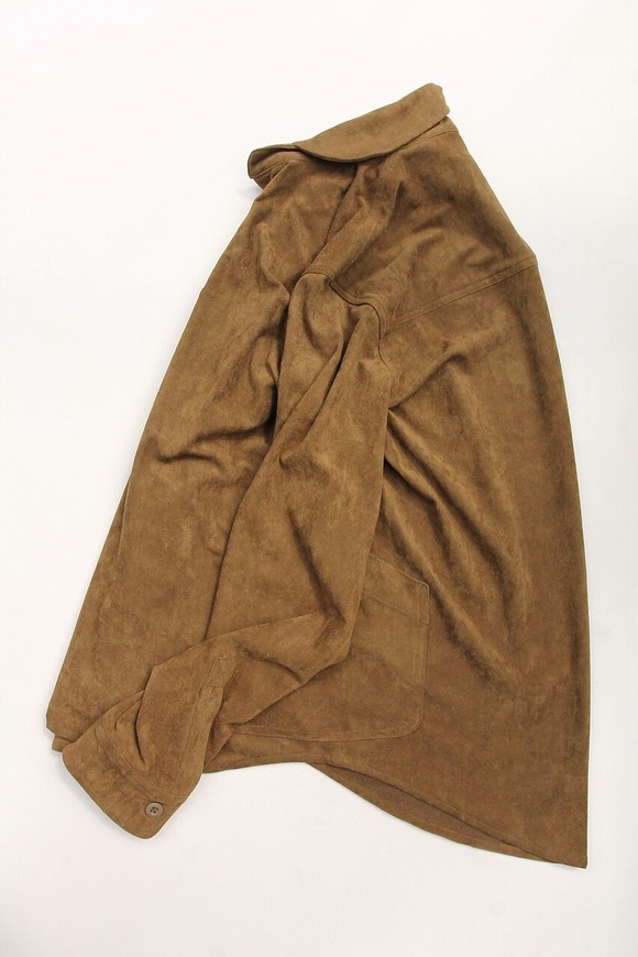 Arbre ”Fake Suede LS PO Shirt OLIVE” 2308026 (2)5