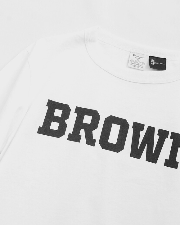 CHAMPION ”LS Tee BROWN WHITE”250908 (2)