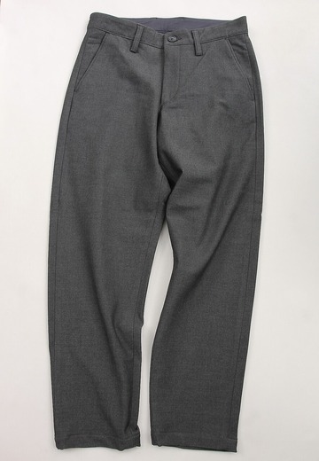 Harriss ”No Tuck Tapered Pants CHARCOAL”230831 (4)