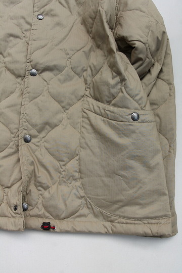 GYMMASTER ”Rip Stop Quilting Jacket BEIGE”231025 (3)