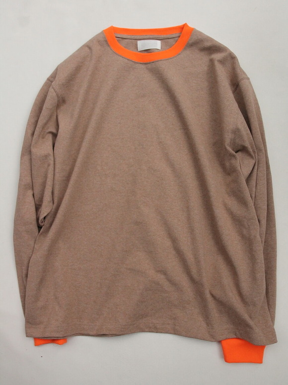Soglia ”Open End LS Tee BROWN HEATHER” 220917