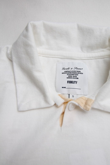 FIDELITY Half Sleave Skipper Tee WHITE (3)