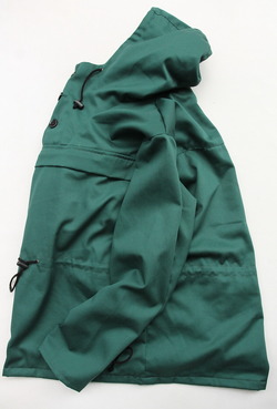 HF & Weavers Hood Jacket HUNTER GREEN (4)