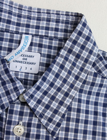 NOUN SS Plaid Shirts NAVY (4)