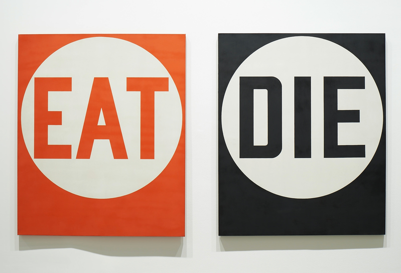 EAT DIE 1962 Robert Indiana