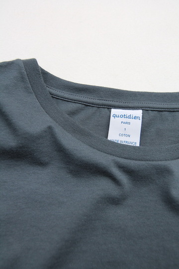 Quotidien Fine Jersey Tee Loose Fit GREY (3)