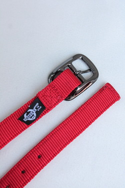 TRIPLE 1 Plain Nylon Web Belt RED (2)