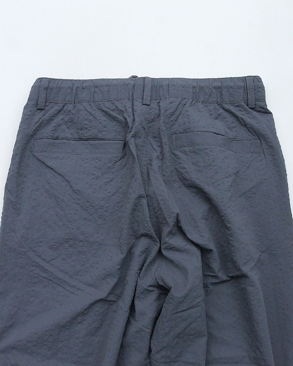 GYMMASTER ” UL Seersucker Tuck Pants GRAY” 260513 (4)