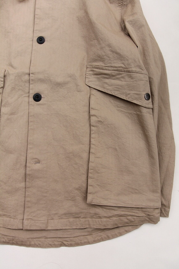 GYMMASTER ”Monster Pocket Half Coat BEIGE”2309233