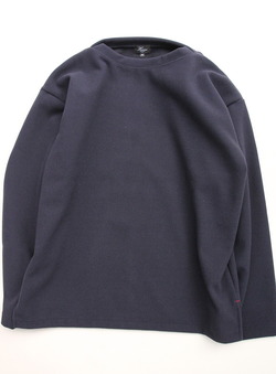 Harriss ”W Face Knit Melton Boatneck PO NAVY” (2)