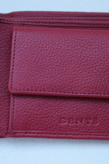 DENTS Beauley Peble Grain Leather BERRY (3)