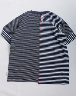 GYMMASTER ”Swichover Border T NAVY”240517 (5)
