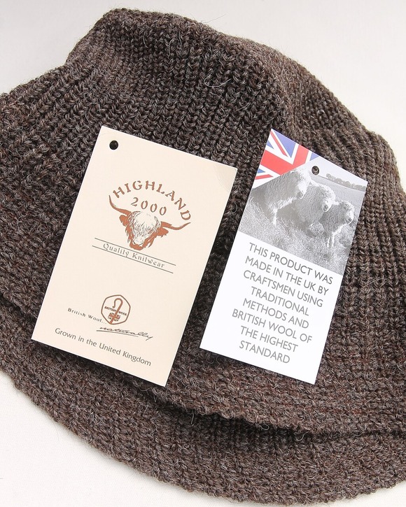 HIGHLAND 2000 ”Bucket Hat BW TW BROWN”241022 (5)