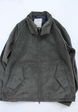 HF & Weavers ”Brisbane Moss Corduroy Harrington Jacket OLIVE”